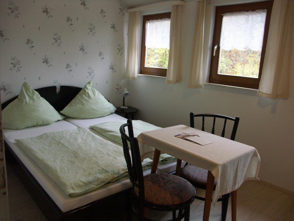 Waldpension Zum Felsenkeller Lichtenfels-Sachsenberg ภายนอก รูปภาพ